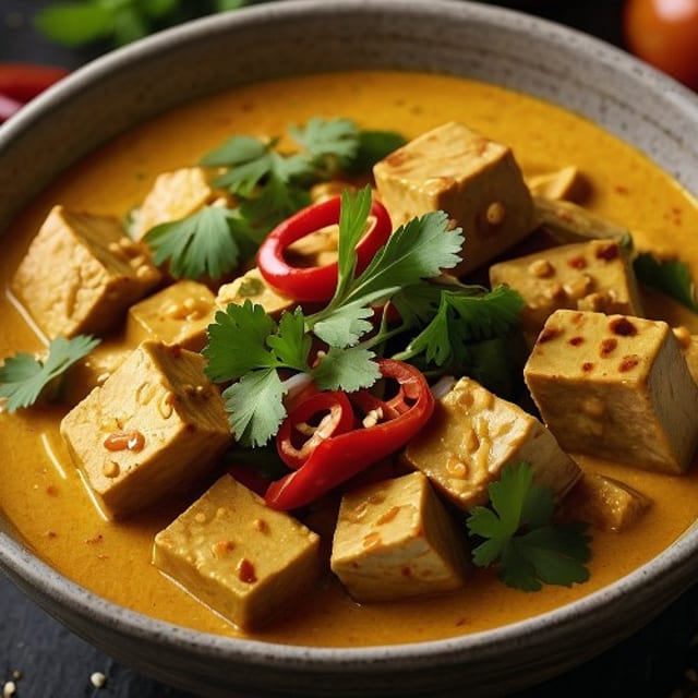Curry Tofu.
