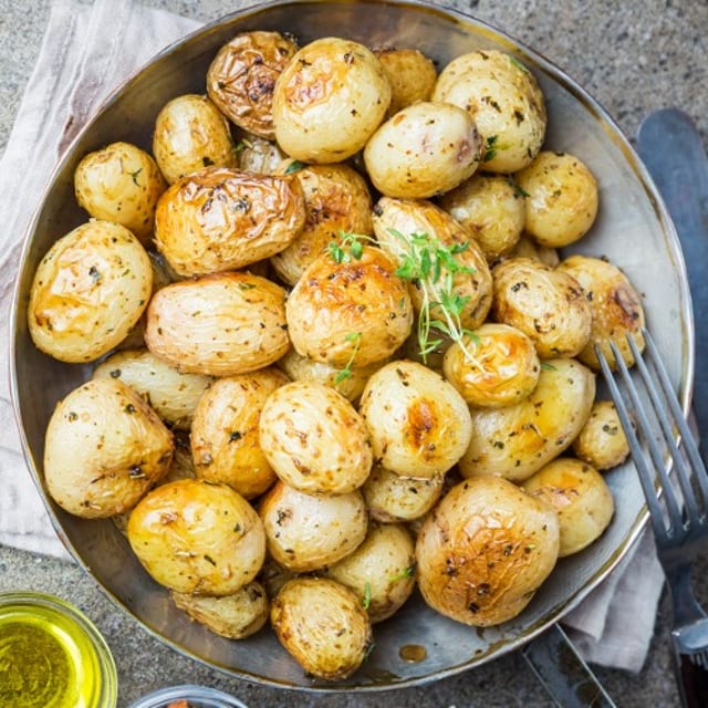 Roasted Garlic Potatoes.