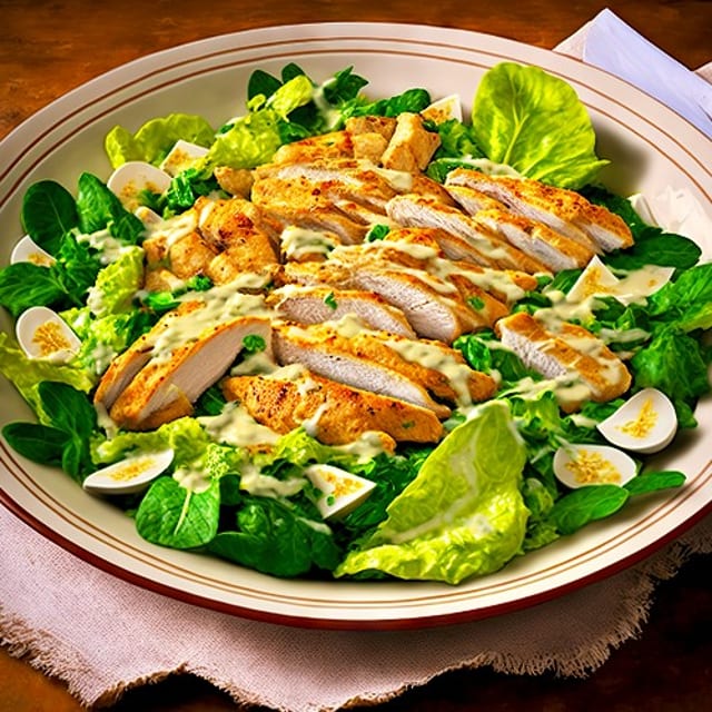 Caesar Chicken Salad.