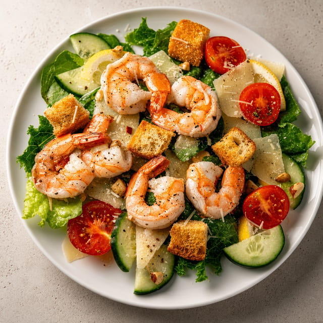 Caesar Shrimp Salad.