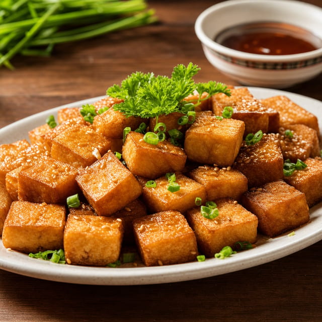 Sweet and Sour Tofu.