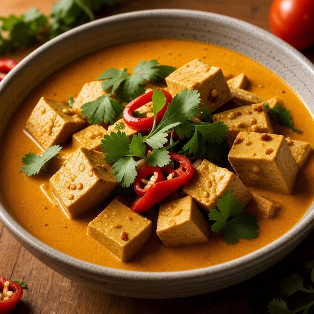 Curry Tofu.